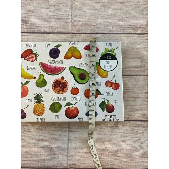 New Sealed Fruit By Rae Dunn 1000 Piece Puzzle - Picture 4 of 11